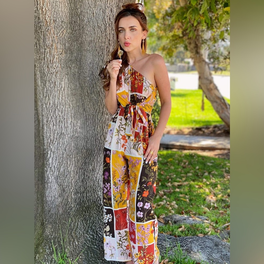 Anthropologie Eva Franco Floral
Patchwork Jumpsuit ❤️